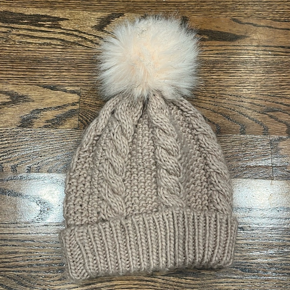 Womens Winter Pom Pom Beanie Hat